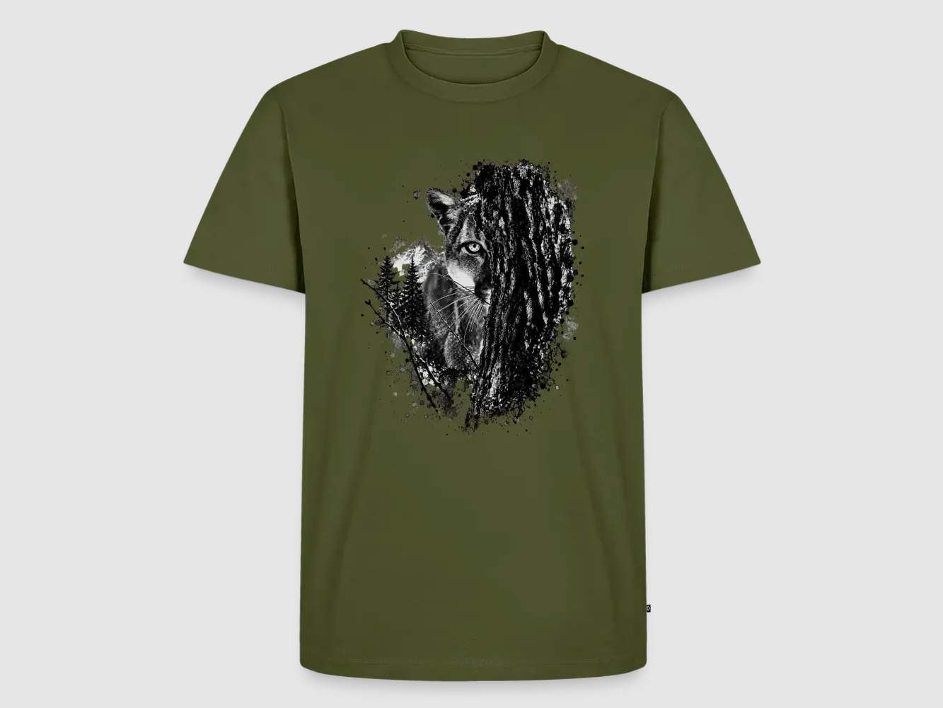 PUMA Heren Premium T-Shirt "Lauerende Puma", afbeelding 21 van 37