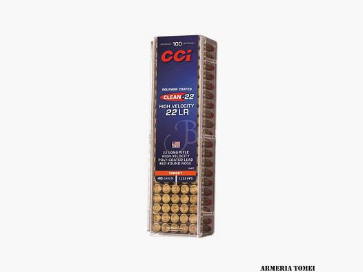 CCI – CAL. .22 LR TARGET HV 40GR LRN RED