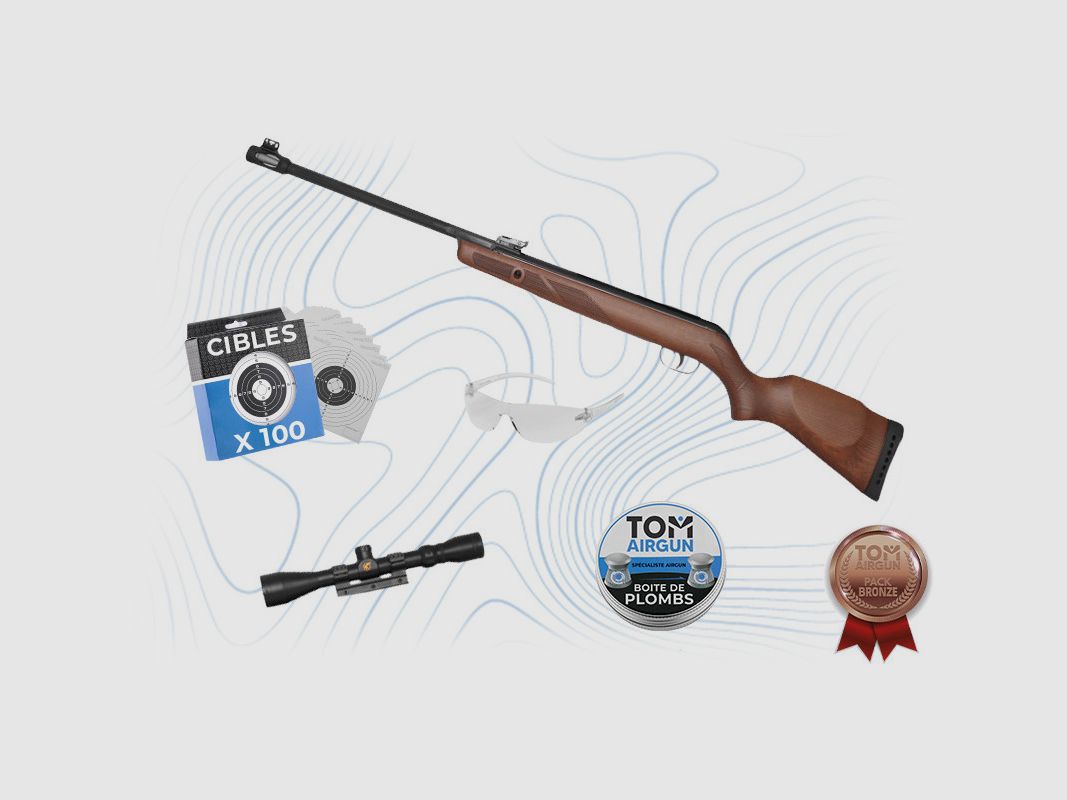 Pack Bronze Büchse Hunter 440 AS 4.5mm Gamo
