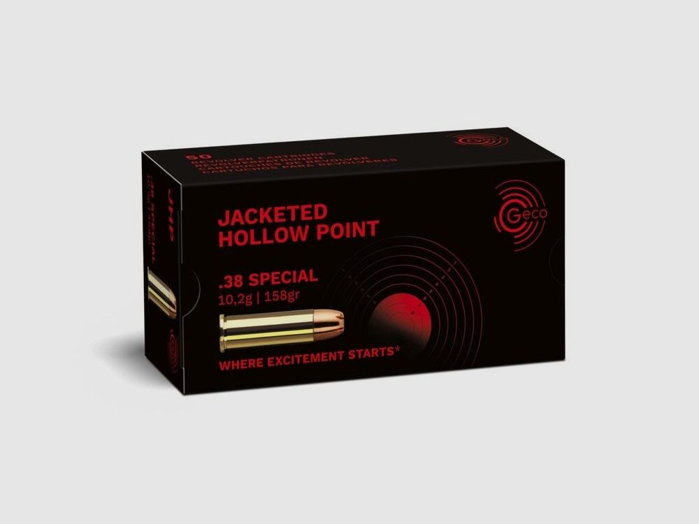 Geco JHP 158grs 50St .38Special