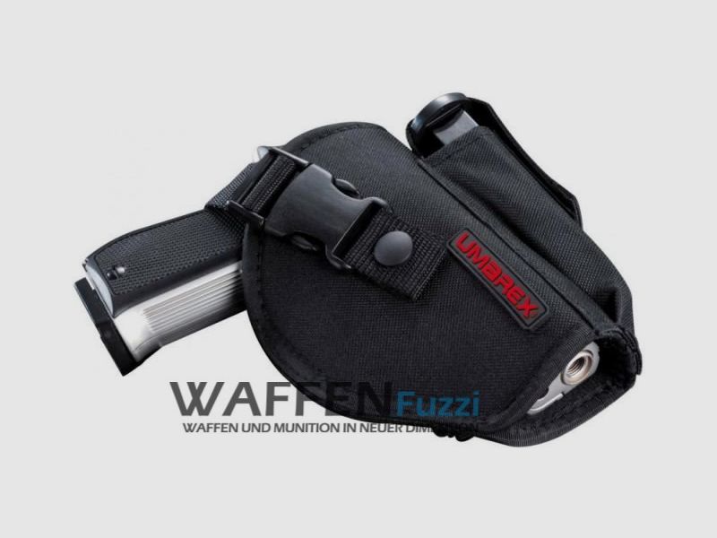 Funda de cinturón con bolsillo para cargadores de nylon
