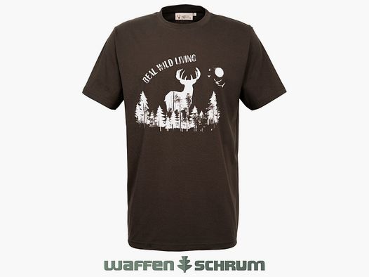 Hubertus T-Shirt Real Wild Living Oliv