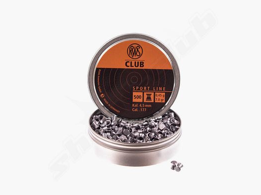 RWS Club Sport Line 0,45g 500St 4,5mmDiabolo