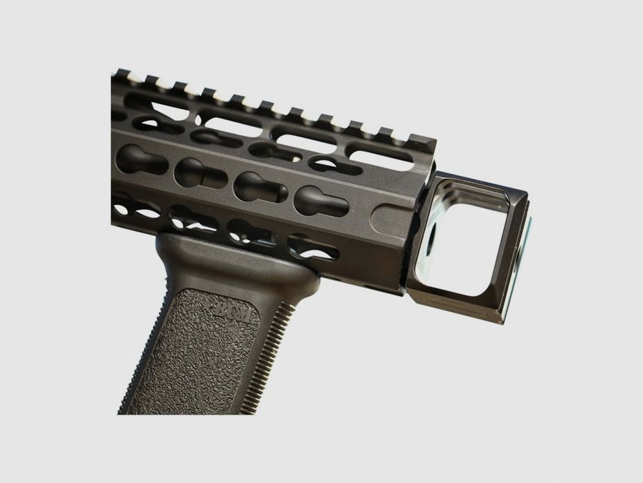 JMAC CUSTOMS Muzzle Brake JMAC CUSTOMS Loud and Flashy 28 Muzzle Brake 1/2X28MM Threads, image 1 of 3