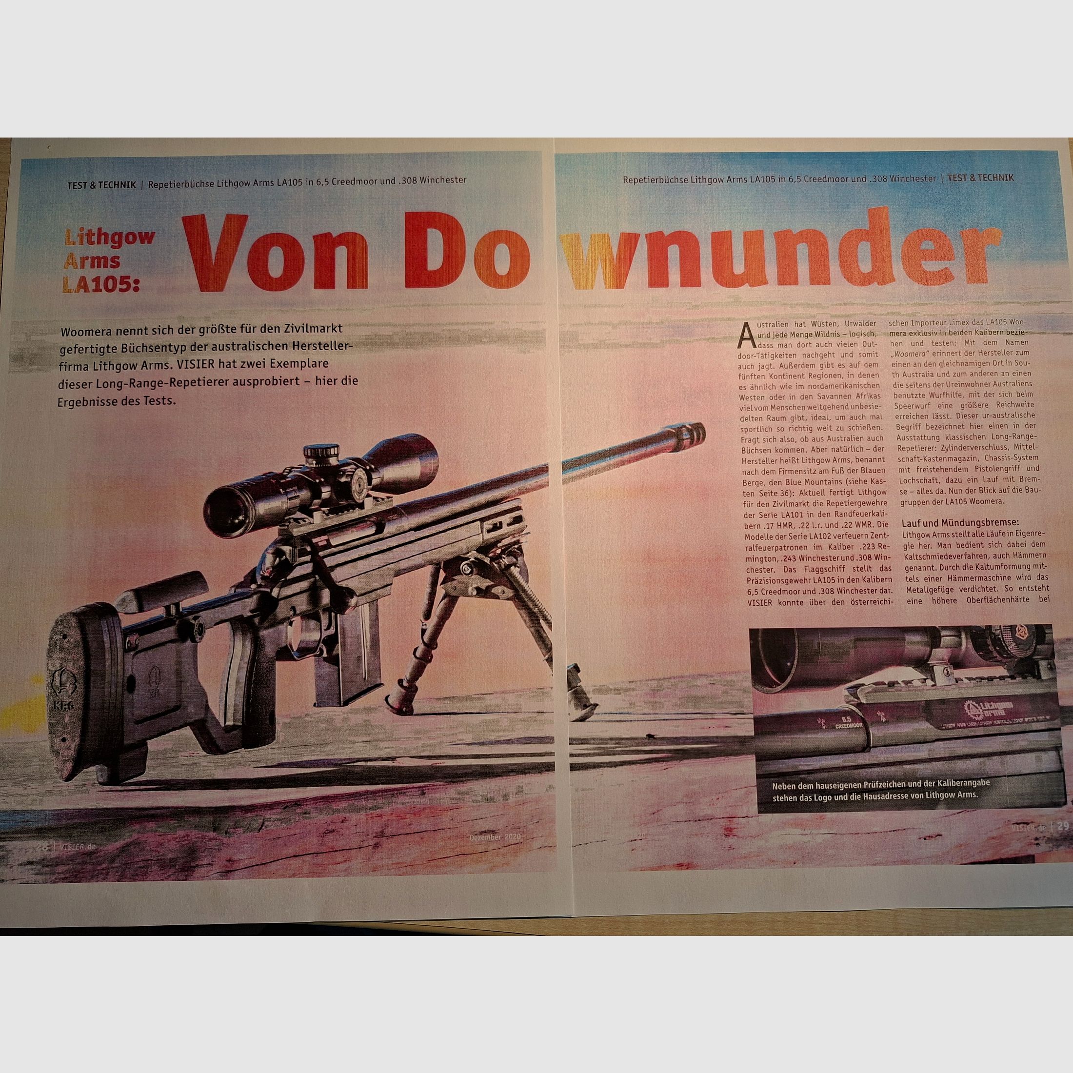  Long Range  Präzisions Repetierer Lithgow Arms .308 Win  KRG Chassis   Wie Neu inkl. Zubehör