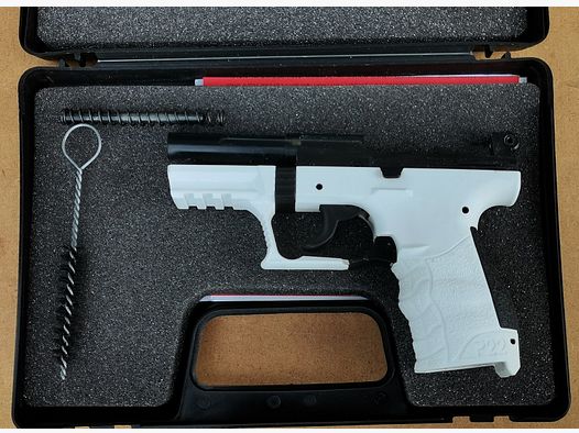 Griffstück Walther P22 weiß inkl. Koffer und Federführungsstange + Feder