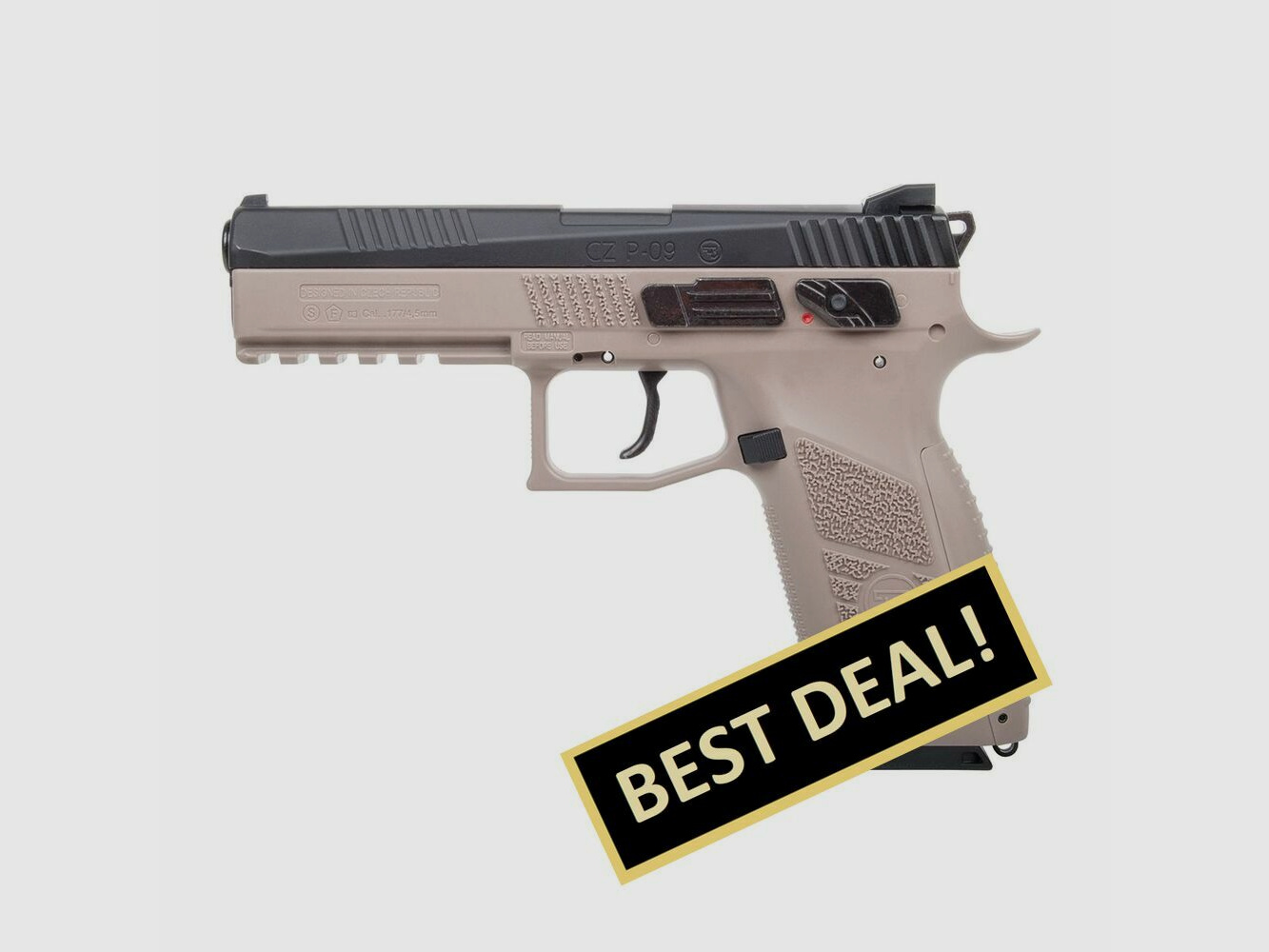 CZ 75 P-09 Duty Bicolor 4,5mm Pression d'air Co2 BlowBack