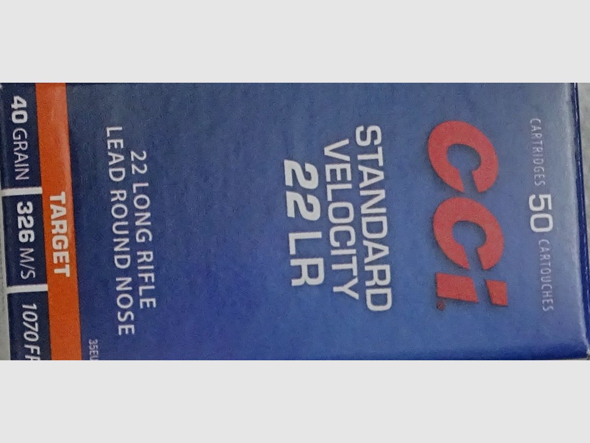 CCI Standaard .22lr 40grs - 5000 schoten