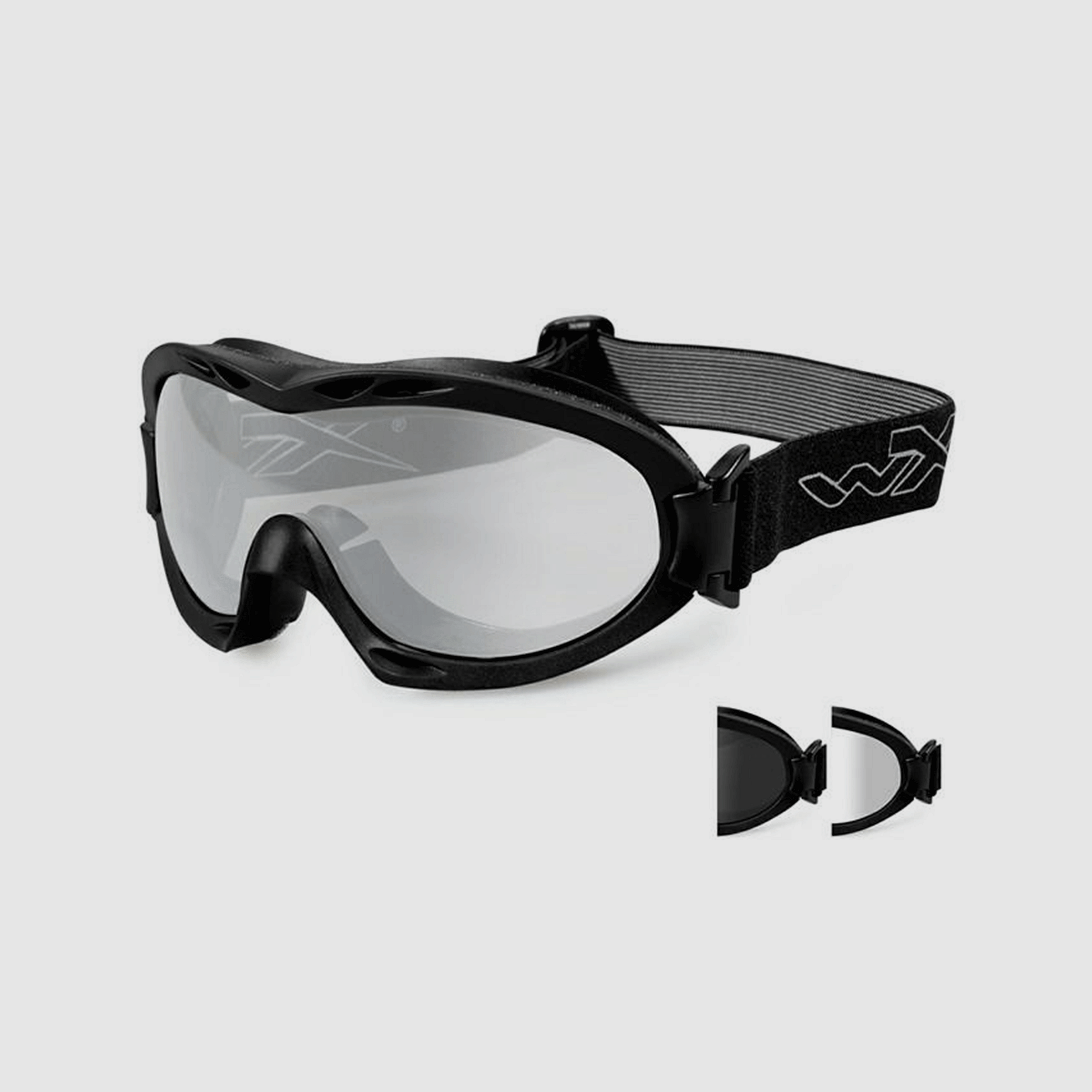 WILEY X – NERVE GOGGLE SMOKE/CLEAR, zdjęcie 1 z 2