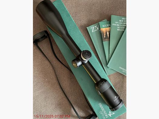 Swarovski Z5 5-25x52 P rifle scope