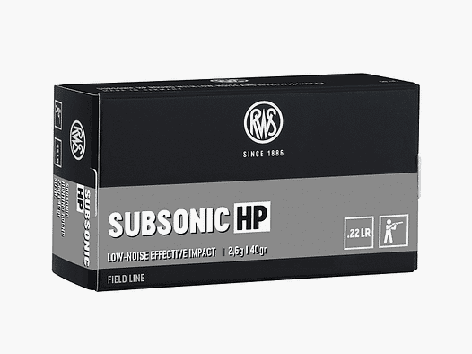 RWS Subsonic HP .22 lfB 2,6g - 50 pcs.