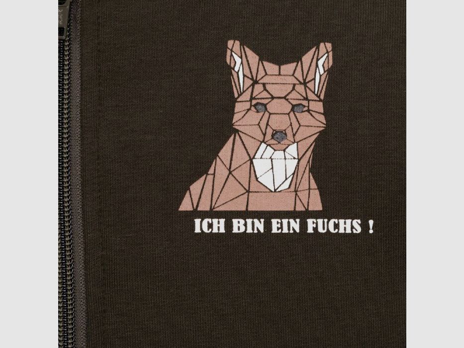 Hubertus K-Hoodiejacke "Ich bin ein Fuchs", Bild 7 von 10