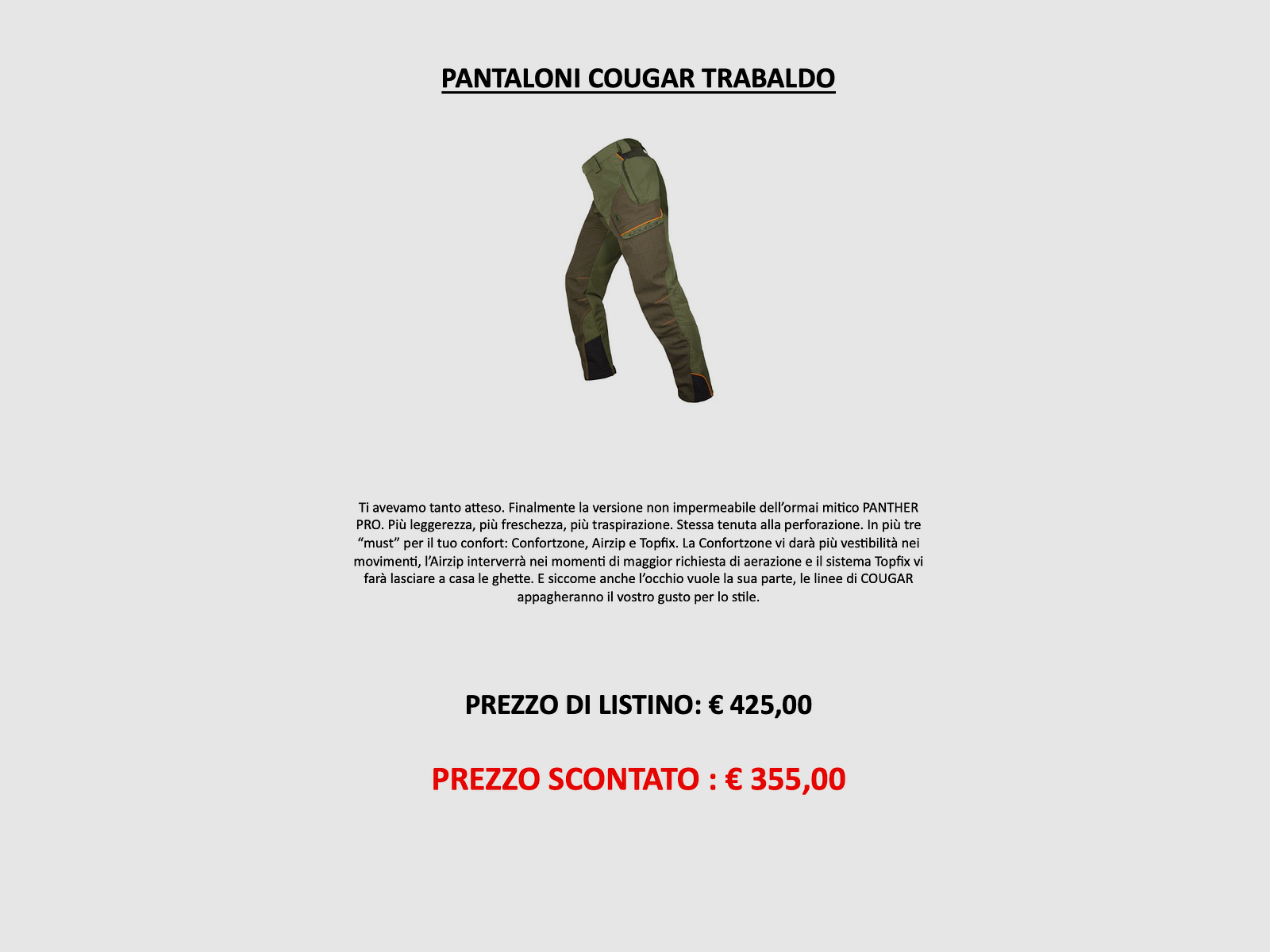 TRABALDO – COUGAR, Bild 2 von 2