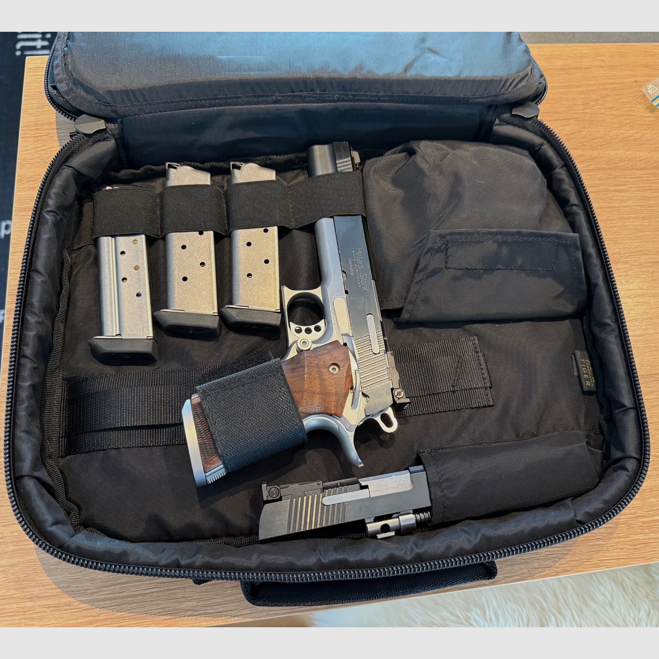 Peters Stahl Multicaliber 6“ in caliber .45ACP & interchangeable 9mm Para