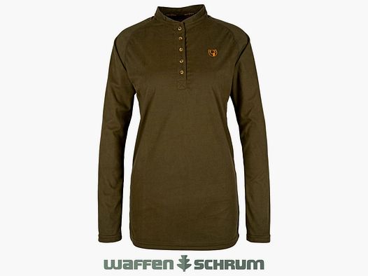 Hubertus Funktionsshirt mit Knopfleiste