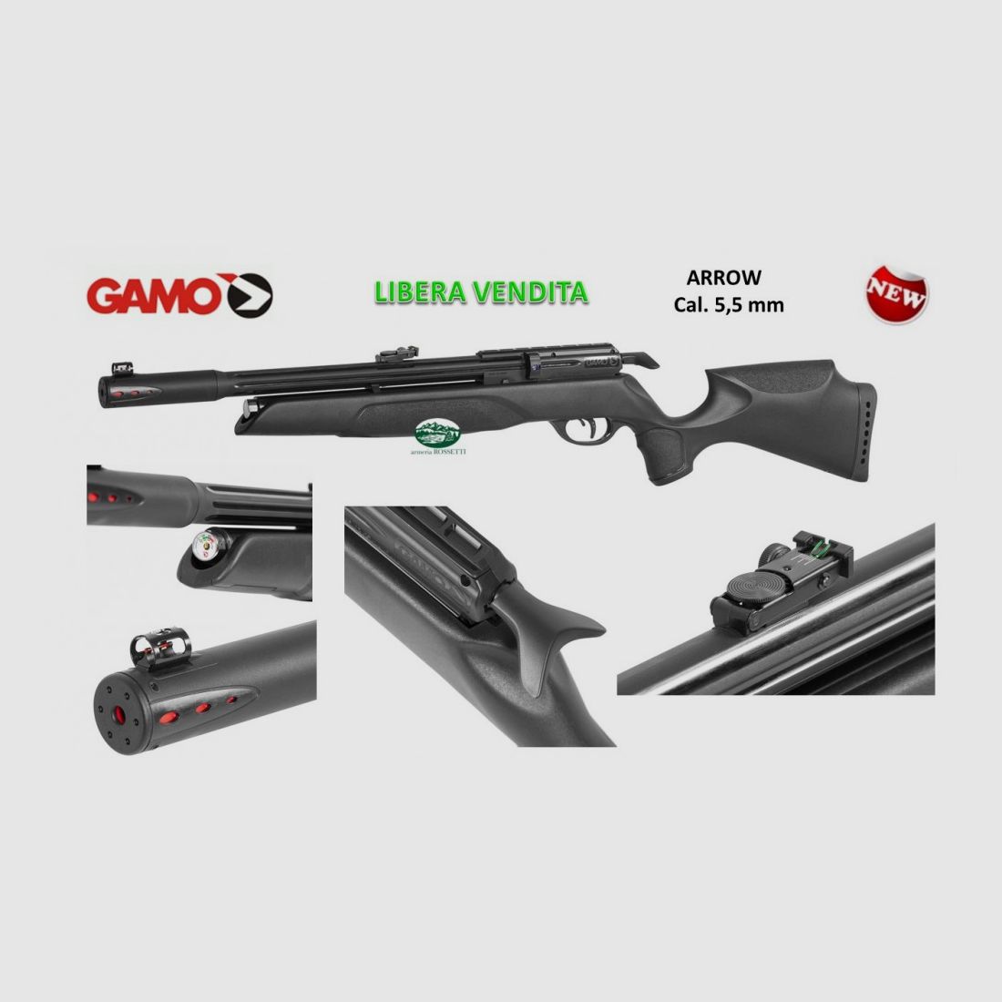 GAMO ARROW PCP cal.5.5mm free sale