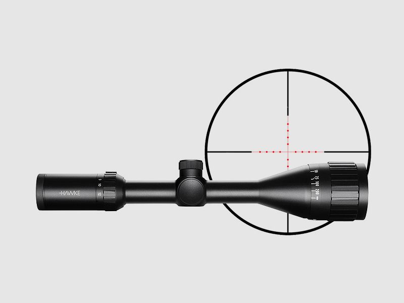 Zielfernrohr von Hawke Modell Vantage IR 1 Zoll 4-12x50 AO, Absehen Mil Dot
