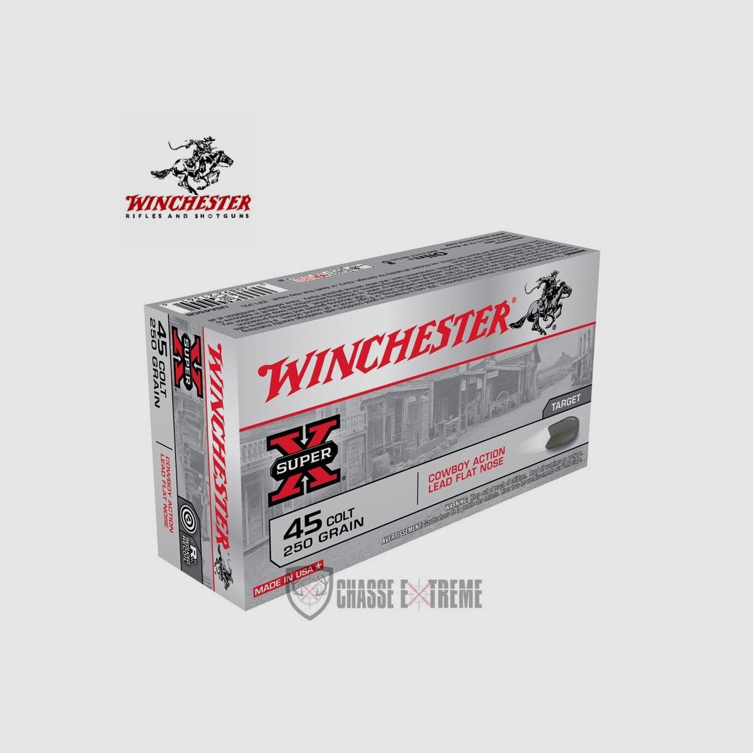 50 nabojów WINCHESTER kal 45Colt 250gr Ołów, zdjęcie 1 z 2