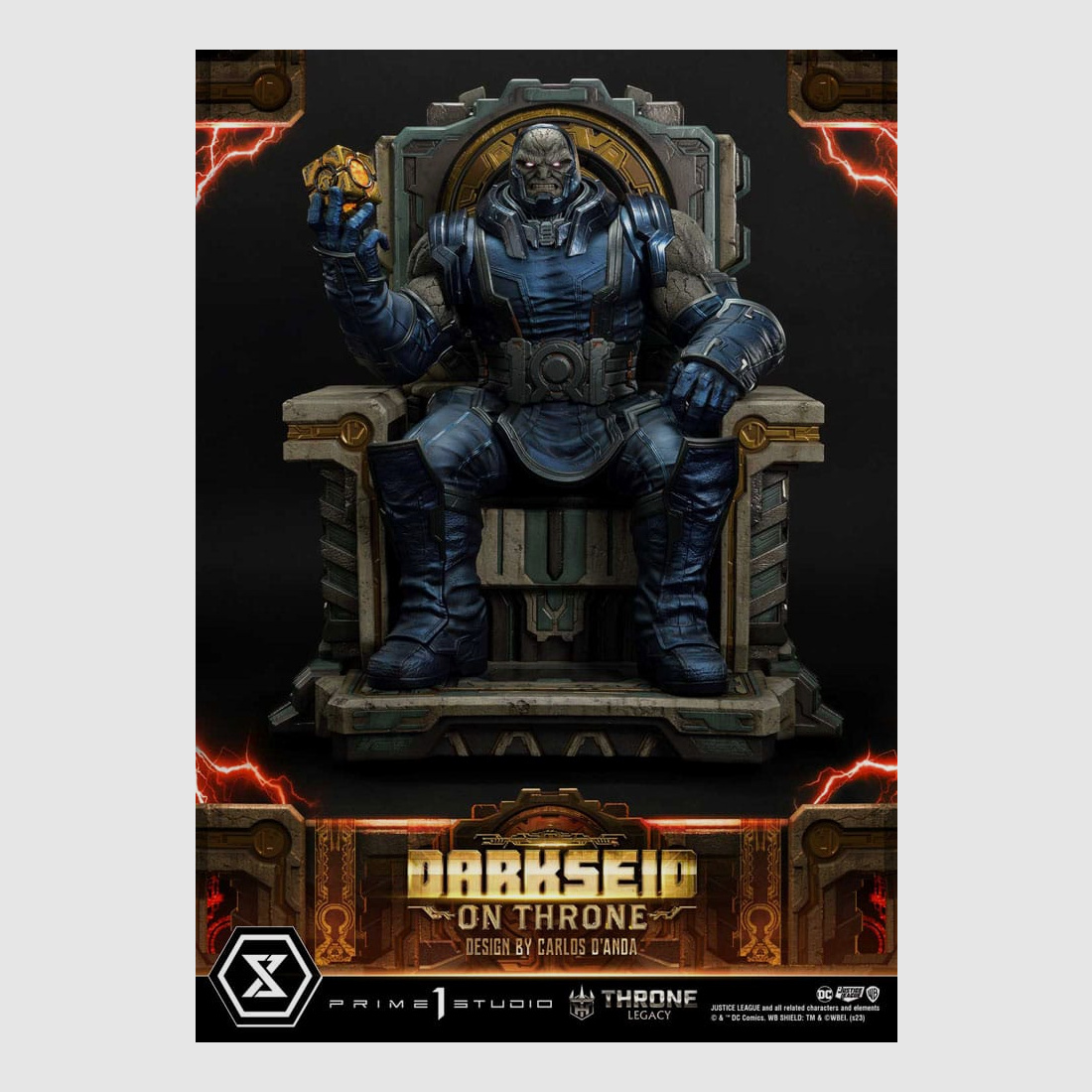 Throne Legacy Series Statue 1/4 Justice League (Comics) Darkseid on Throne Design by Carlos D'Anda Standard Version 65 cm | 43011