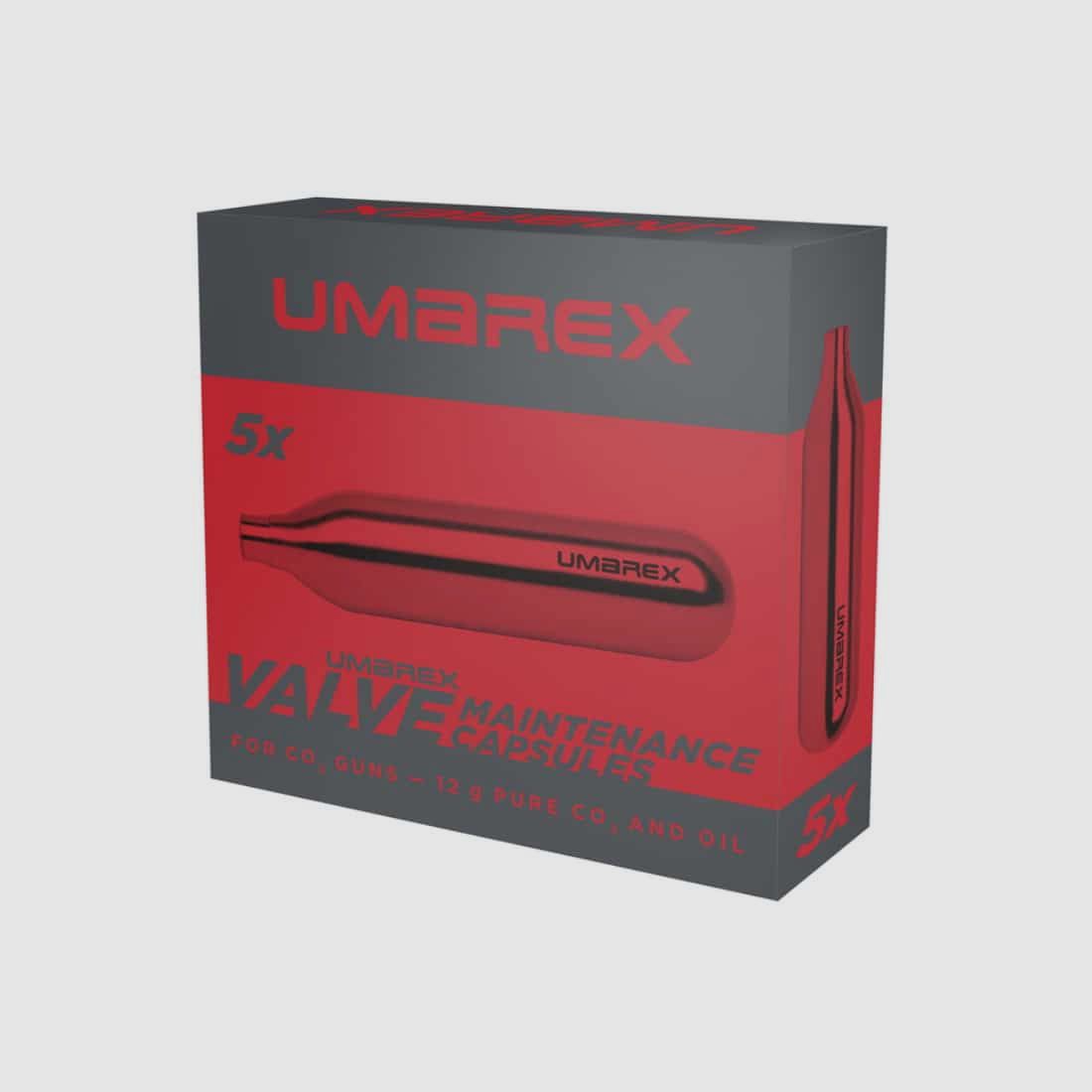 Cápsula de mantenimiento de CO2 Umarex para RAM Softair Paintball (5 unidades)