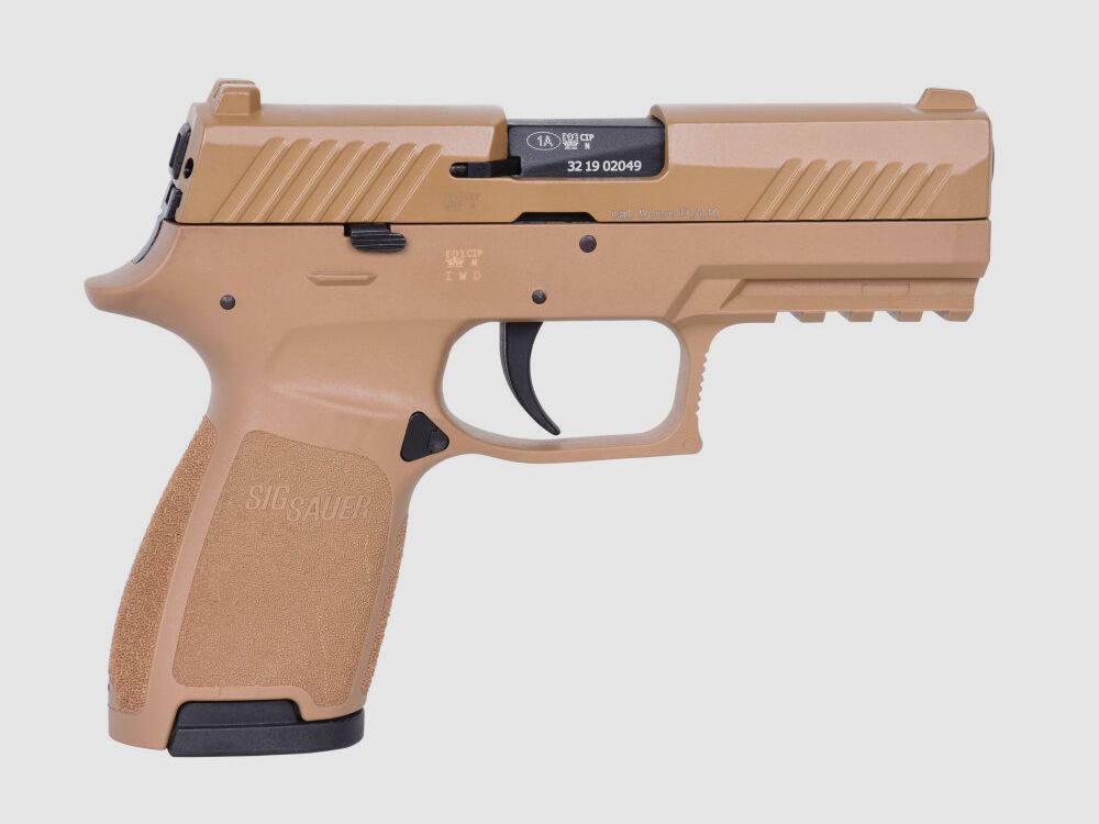 Sig Sauer Schreckschuss Pistole P320 FDE - 9mm P.A.K.