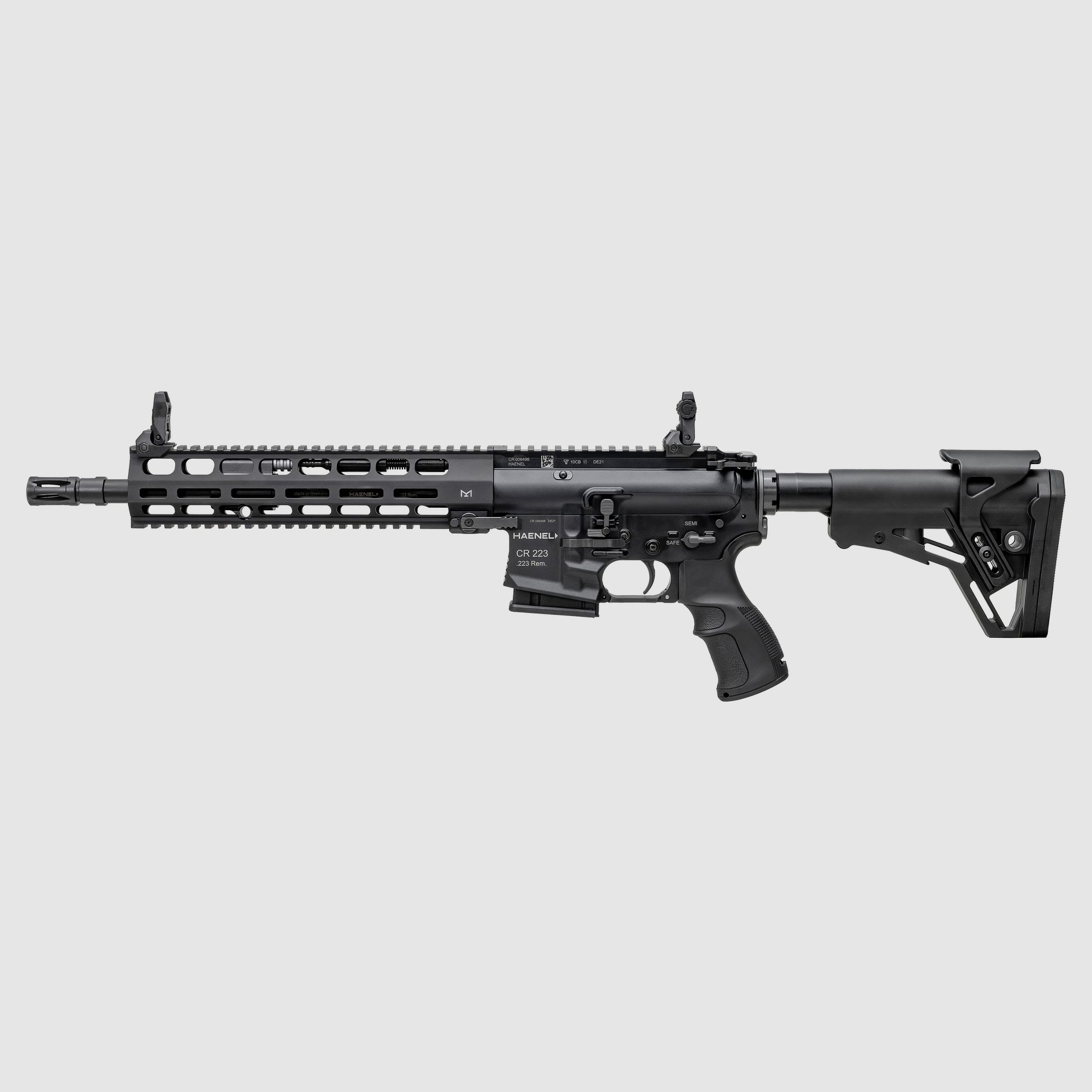Haenel CR 223 M-LOK Handguard Barrel Length 318 mm | Direct Trigger (2,800-4,000 g) | Long Handguard | Black | Not Sport Approved, Cal. .223 Rem., image 2 of 2