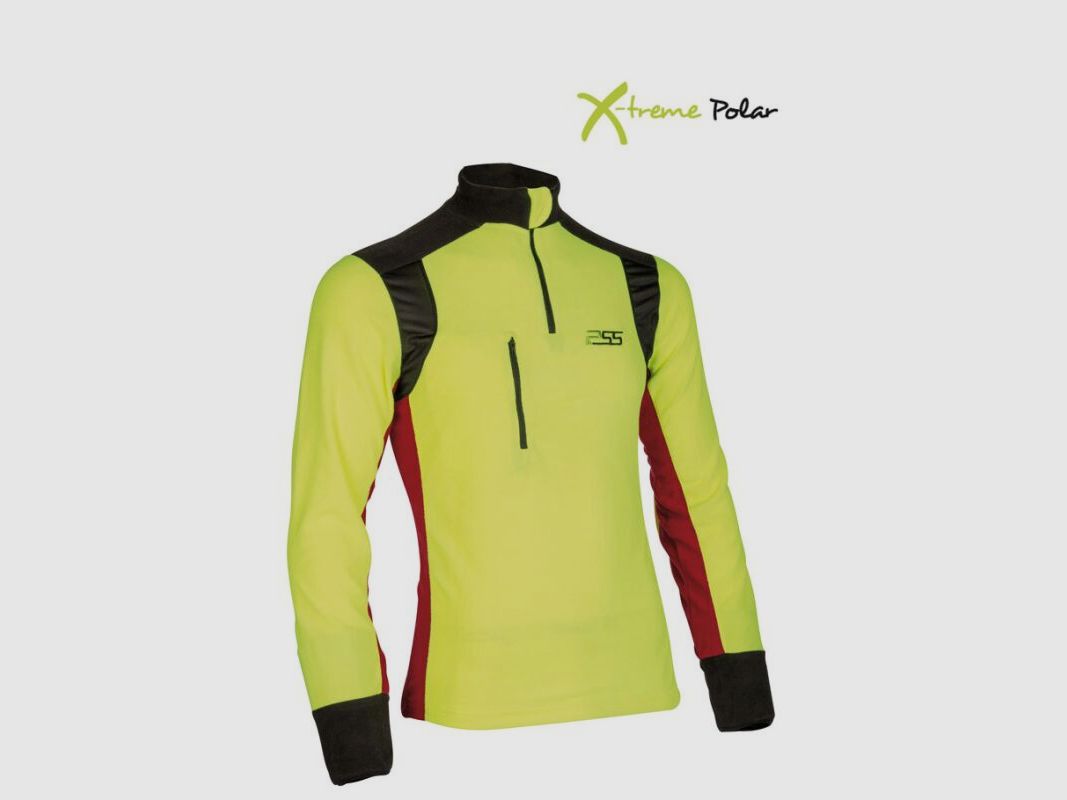 PSS X-treme Polar Fleeceshirt Gelb/Rot 3XL
