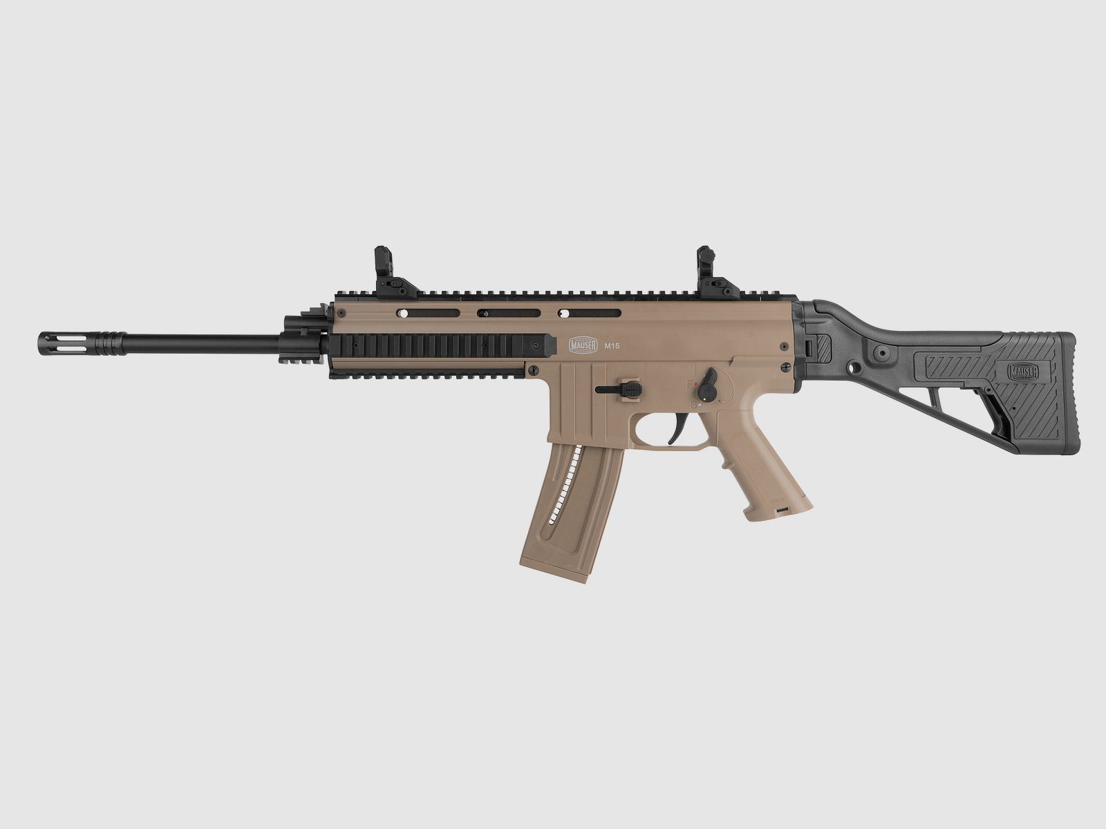 MAUSER M15 US Tan .22lr HV - Semi-automatic rifle
