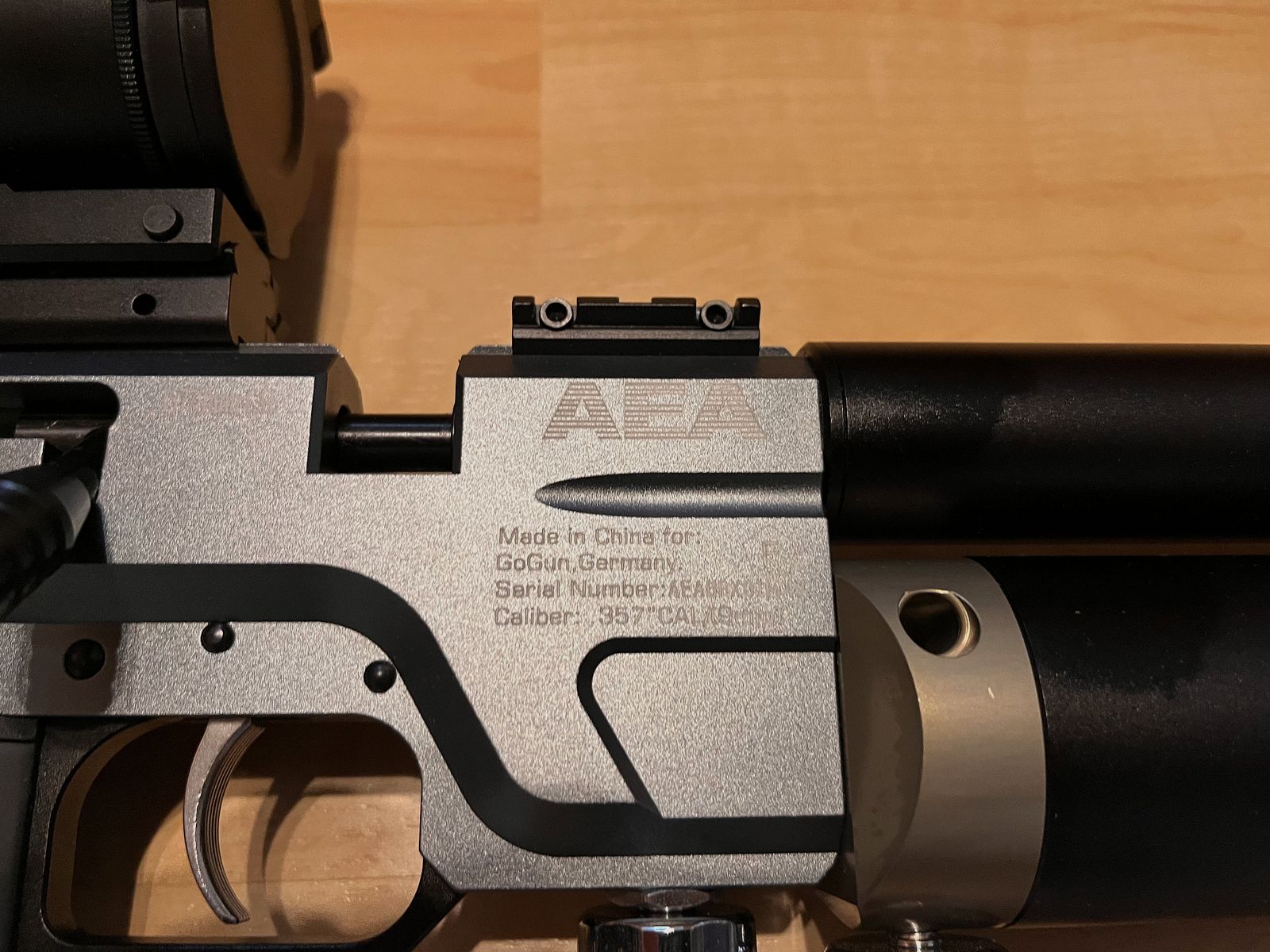 Luftgewehr AEA HPMAX F-Serie inkl. Schalldämpfer und Element Zielfernrohr