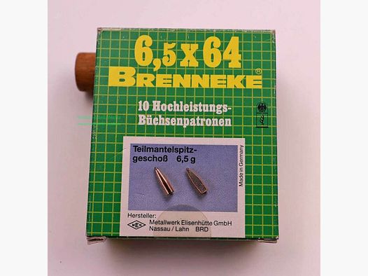 Brenneke - Langenhagen rifle cartridges 6.5x64