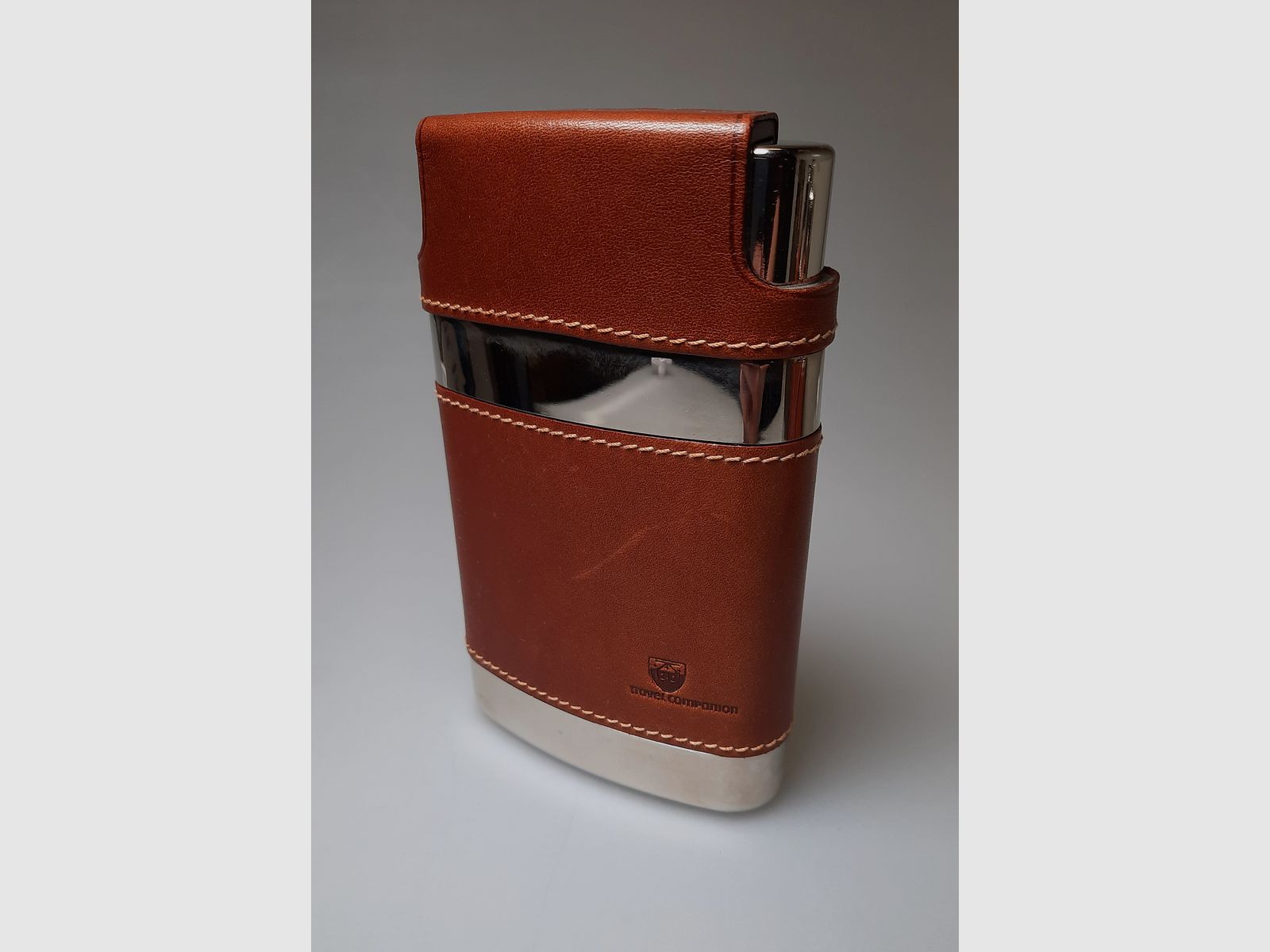 Beier Lederwarenhandwerk flasque Beier Travel Companion PVC rigide marron
