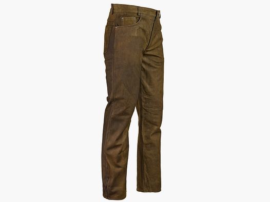 Hubertus Pantaloni in Pelle da Uomo Trapper