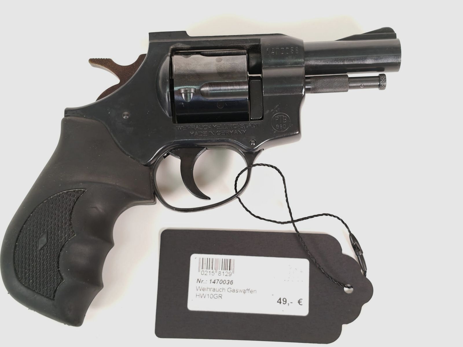 Weihrauch Mod. HW10GR revolver à blanc 9mm Knall
