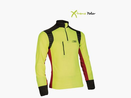 PSS X-treme polar Fleeceshirt gelb/rot 3XL