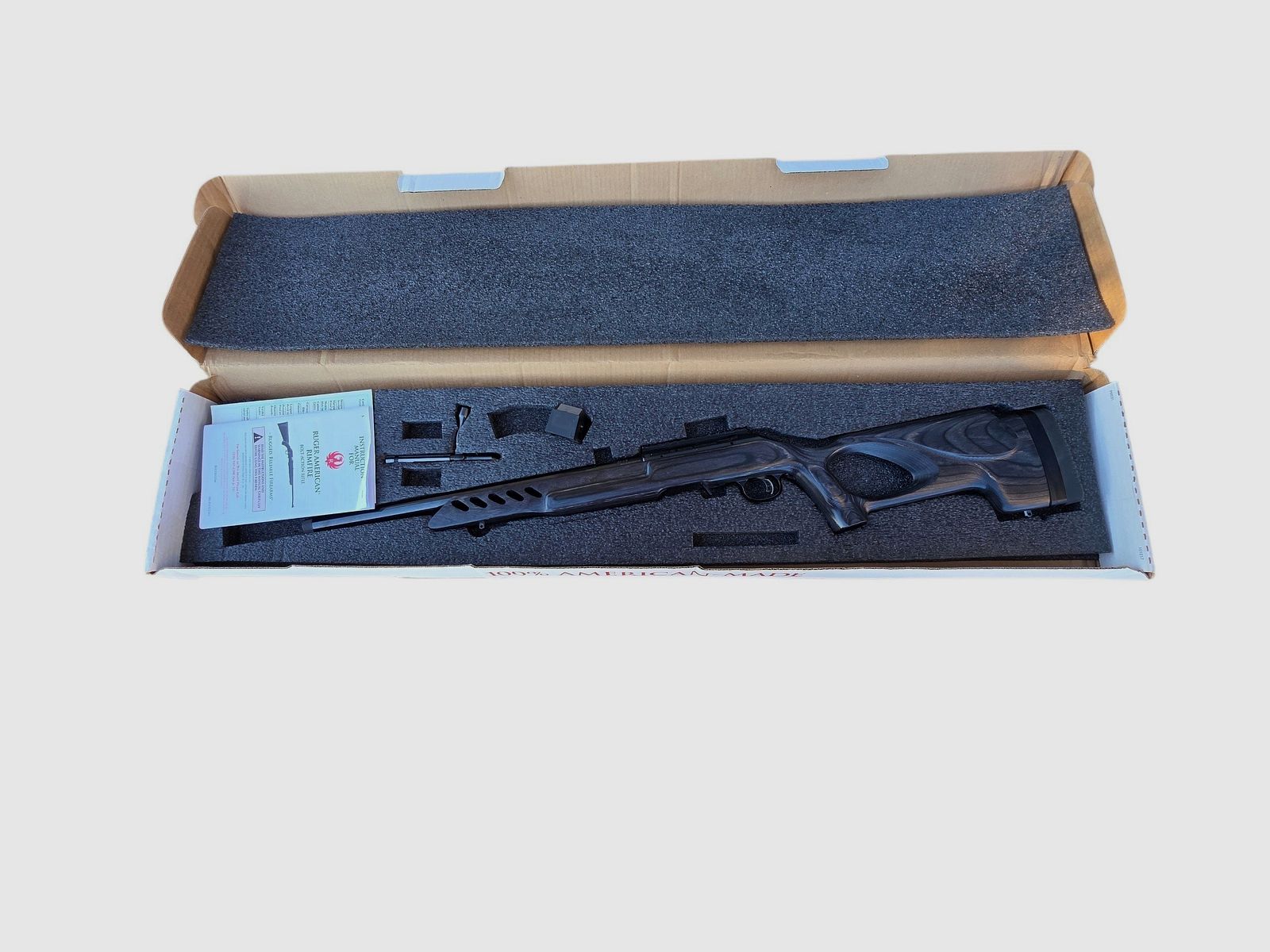 RUGER AMERICAN RIMFIRE 22 LR 18.” MIT DAUMENLOCH gebraucht, Bild 2 von 5