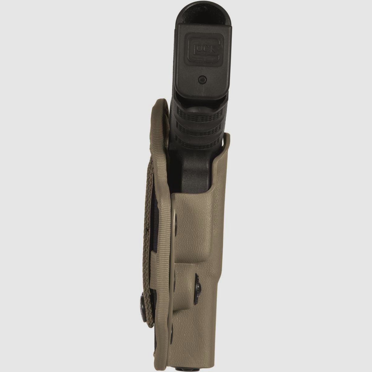 Thermogeformtes Polymerholster "KEEPER" Glock 19/19X/23//25/32/38/45-Schwarz-Linkshänder