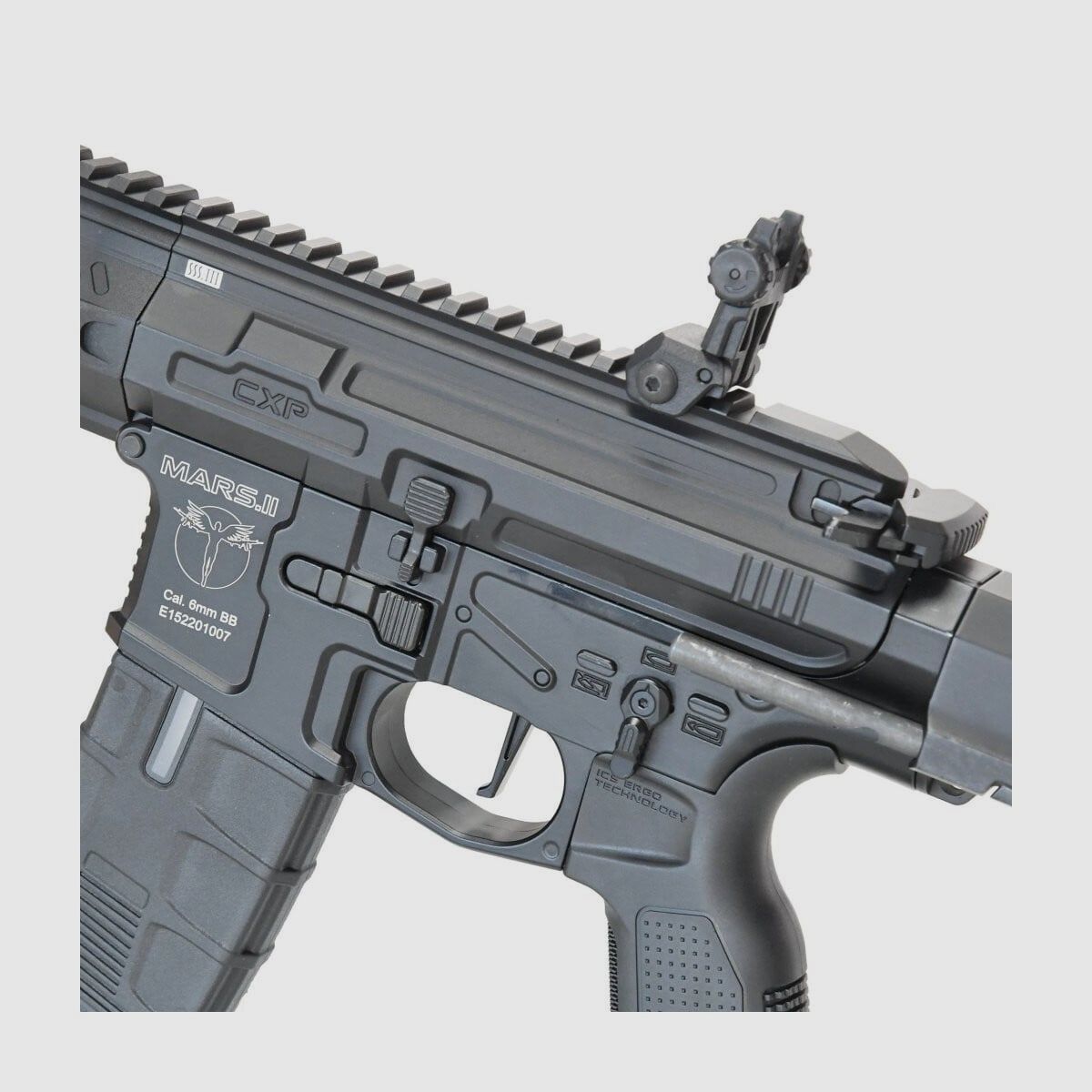 CXP M.A.R.S. Komodo S3 Negro [ICS-308S3] Airsoft Libre a partir de 18 - S-AEG -F-