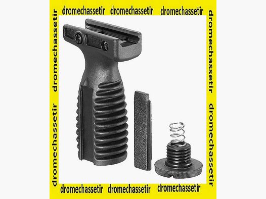 Grip Fab Defense, with Switch slot and battery compartment, Black