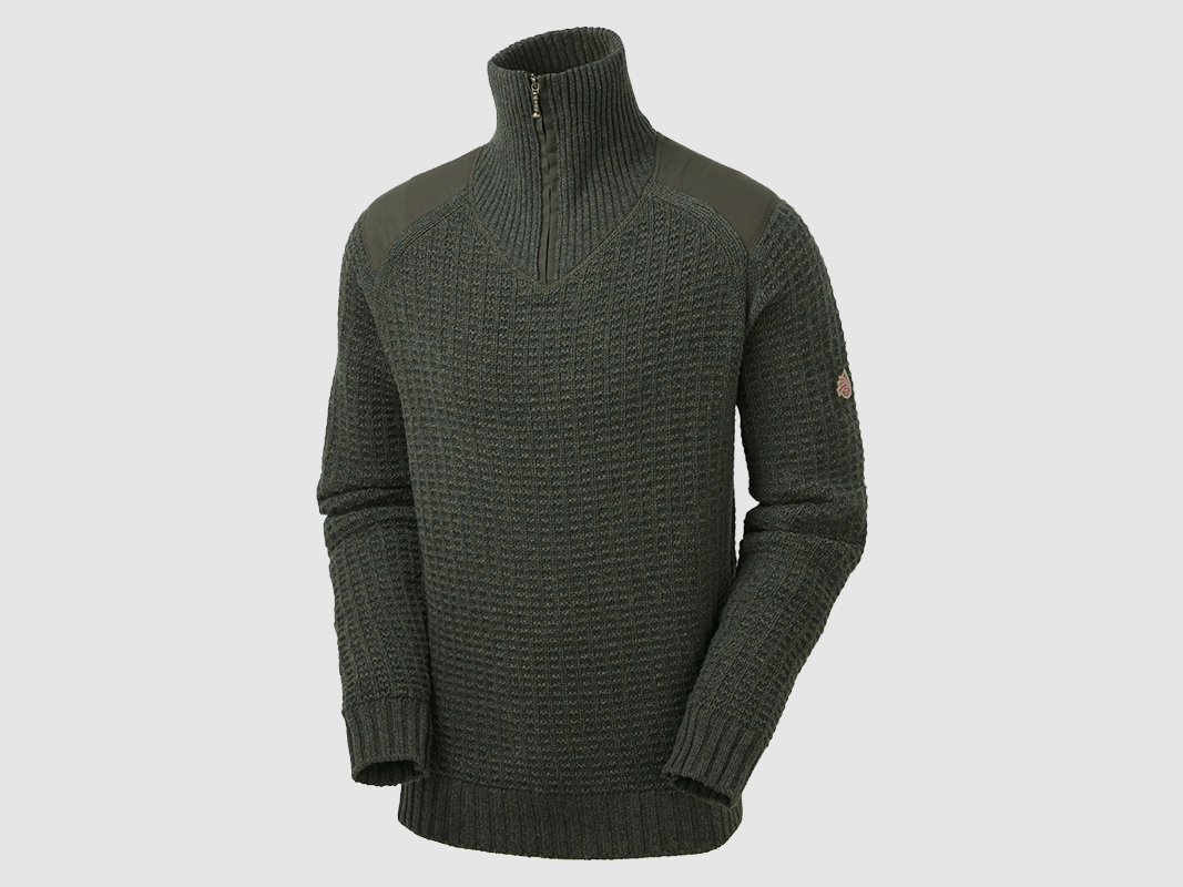 SHOOTERKING Iceland Maglione verde, maglione di lana, immagine 1 di 3