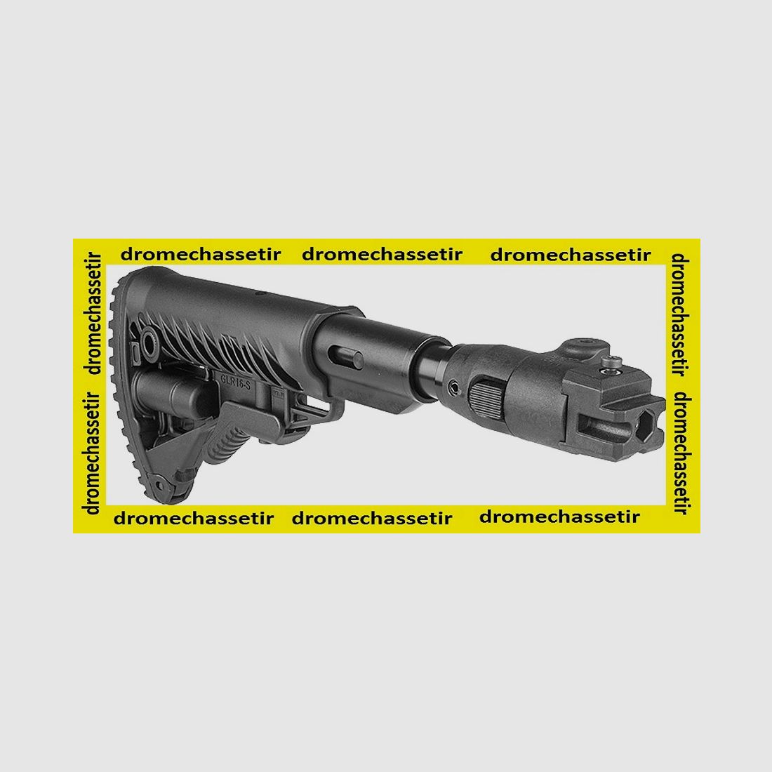 Faltcrosse Fab Defense mit Rückstoßdämpfer für AK47, Schwarz, Bild 1 von 2