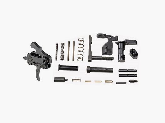 RISE ARMAMENT SUPER SPORTING RISE ARMAMENT RA-140 RAVE CURVED DROP-IN TRIGGER & AR-15 LOWER PARTS KIT