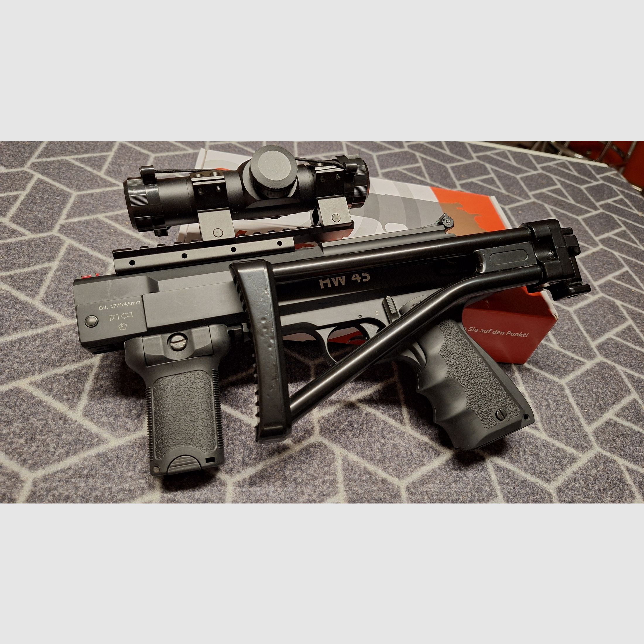 Weihrauch HW 45 Taktischer Pistolenkarabiner!