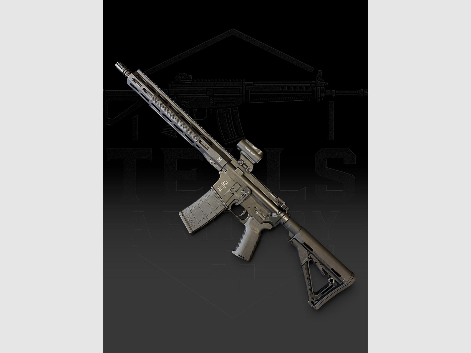 CLAWGEAR CG15, TELLS ARMORY Custom Build, 14.5", afbeelding 6 van 6