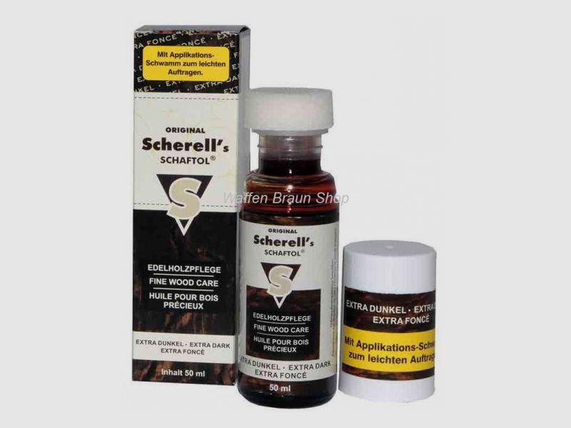 Original Scherell´s SCHAFTOL extra dunkel