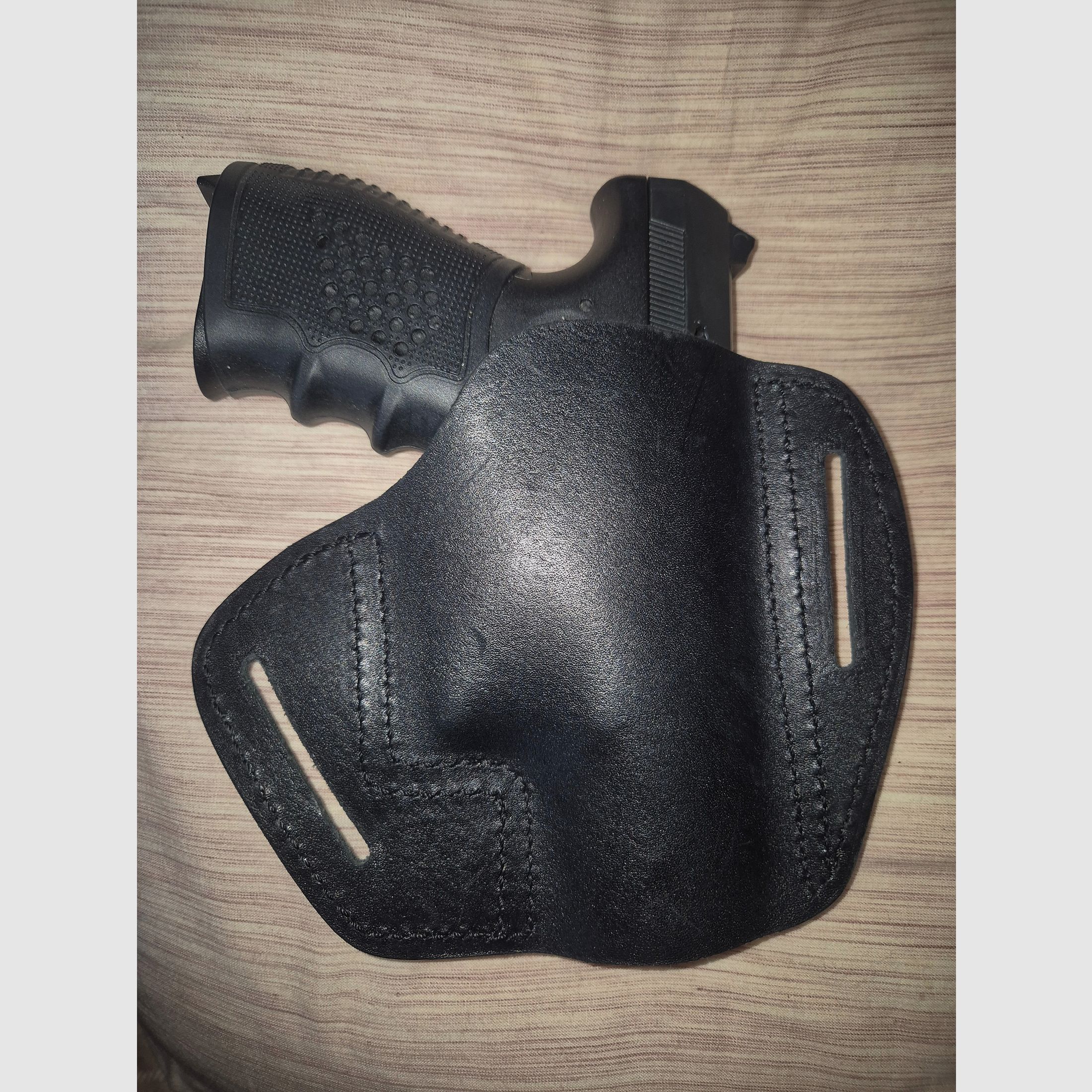 Vlamitex leren pistoolholster voor linkshandigen