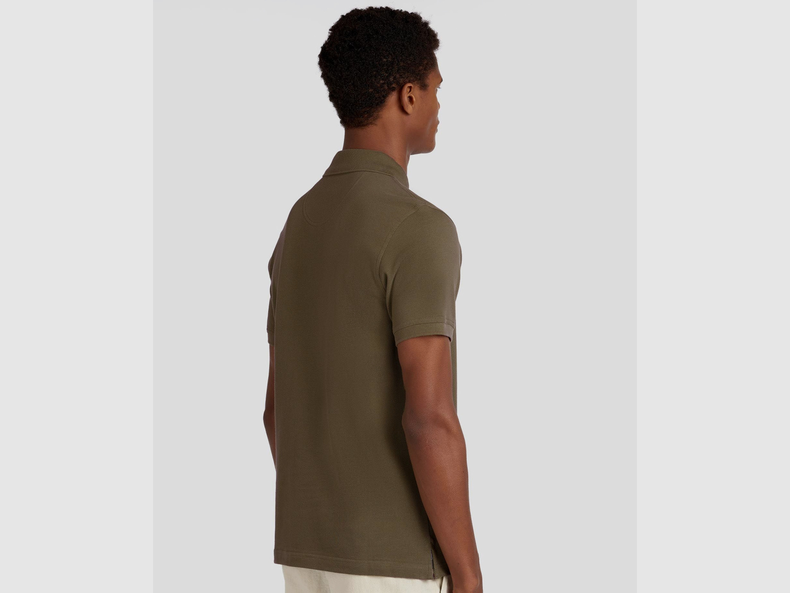 BARBOUR Poloshirt Tartan Pique Donkergroen Klassiek