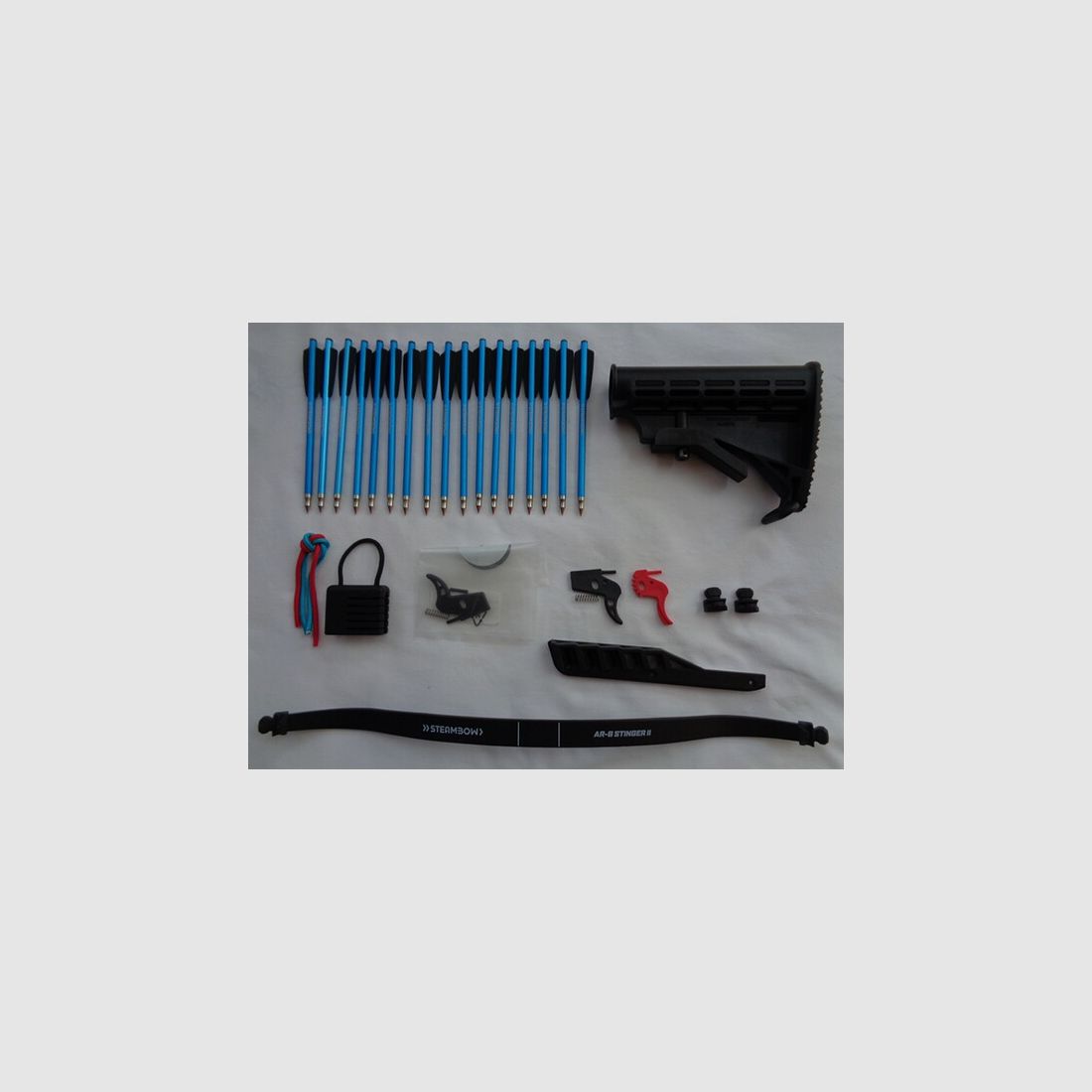 Set mit div. Zubehör für STEAMBOW Stinger 2, unbenutzt/neu