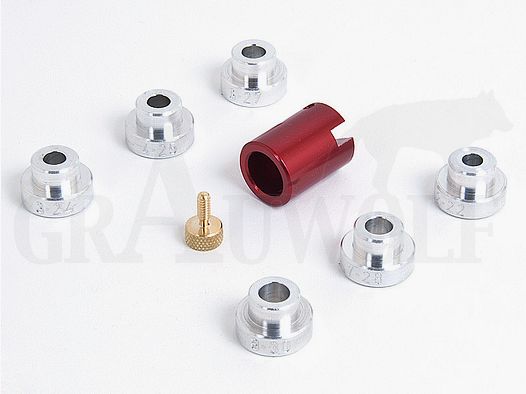 Hornady L-N-L Comparator Set mit 14 Einsätzen für Messschieber