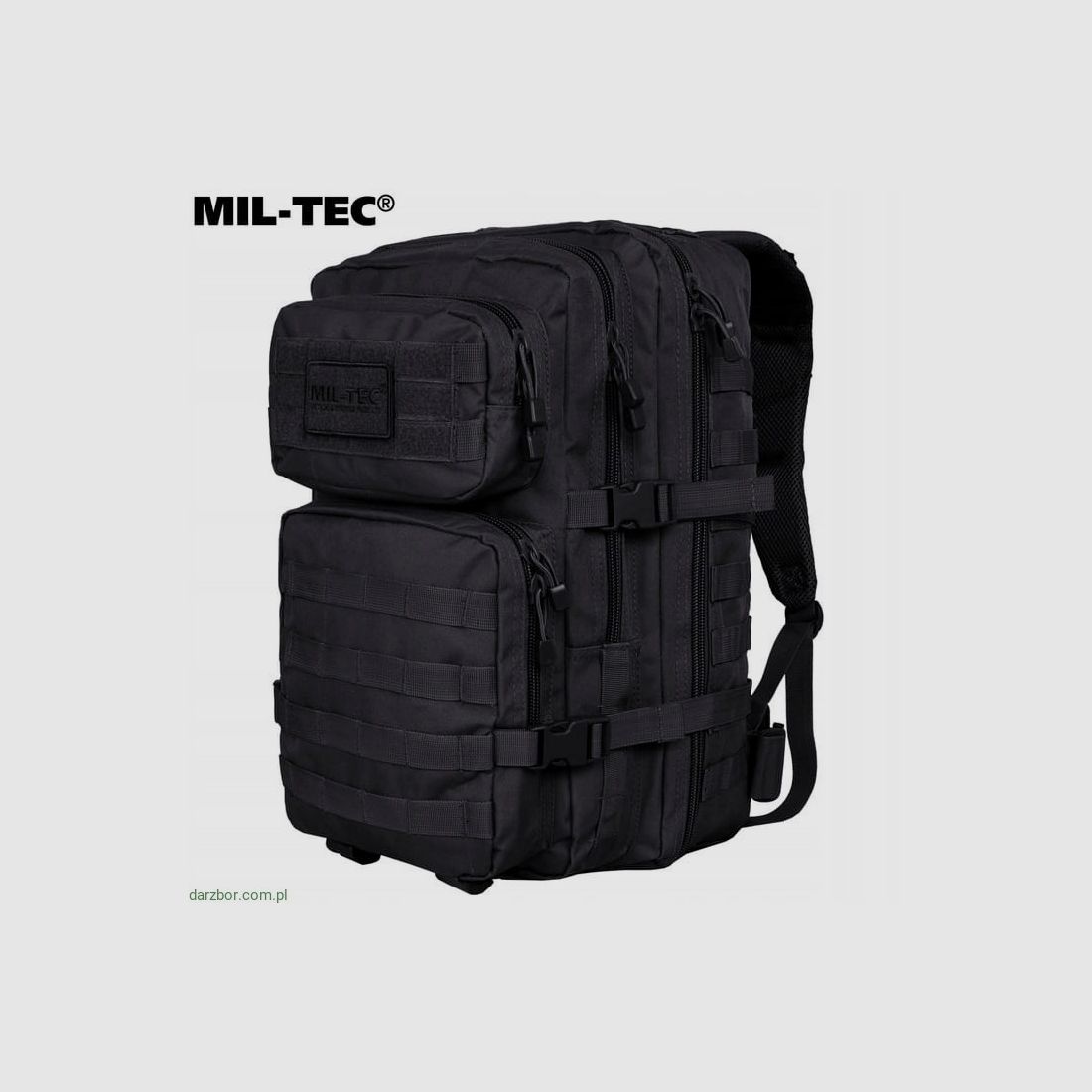 Sac à dos Mil-Tec Assault 20 l noir, image 2 sur 4