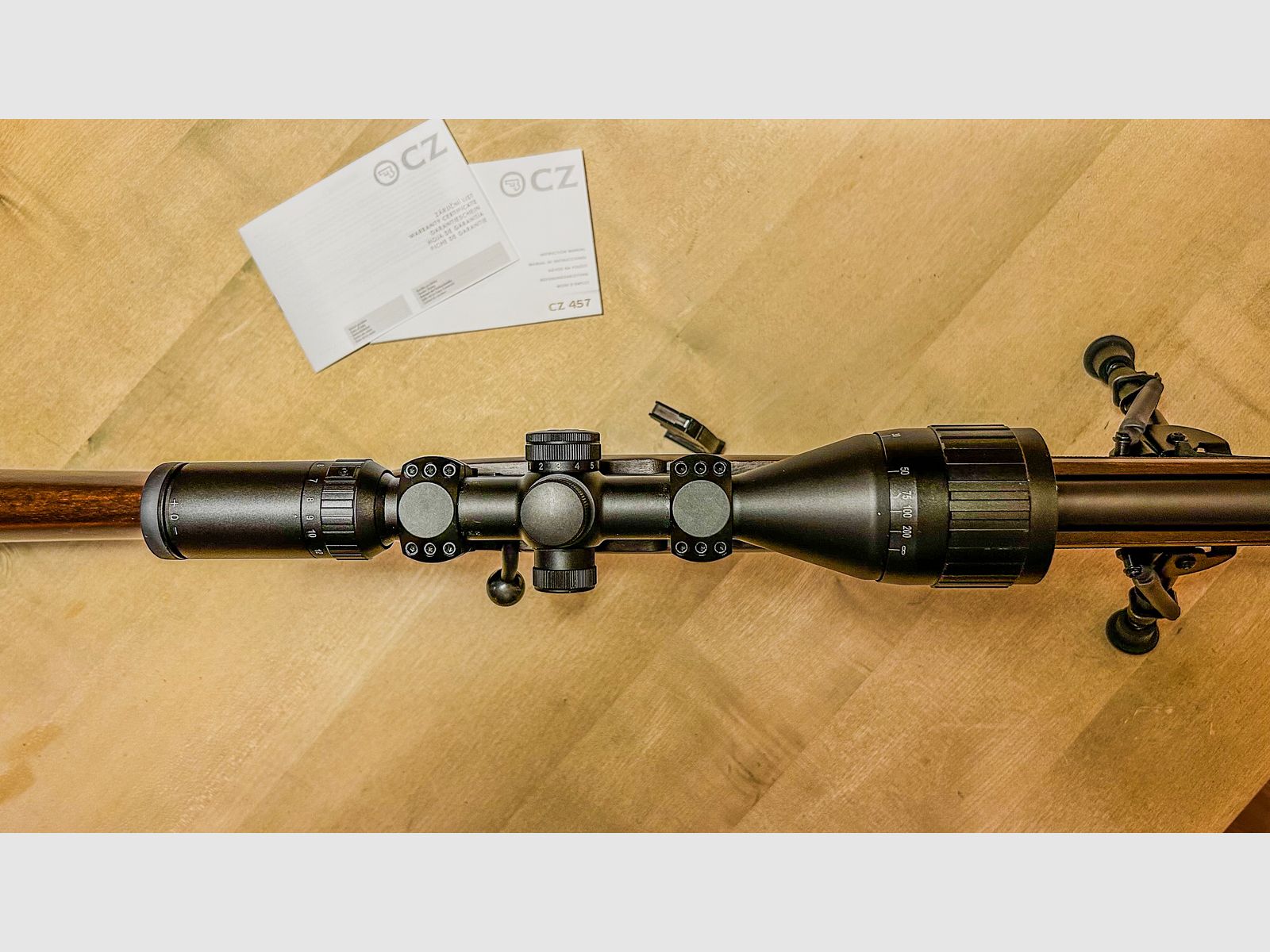 CZ 457 Varmint .22 lr  TOP auf 100m 
